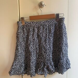 American Eagle Leopard Print Skirt